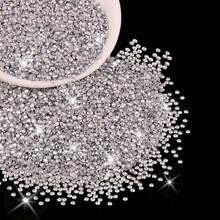 500pcs/1000pcs Resin DIY Jelly Rhinestones Flat Bottom Mini Round Rhinestones Jewelry Craft Decoration Rhinestones For Phone Case, Shoes, Clothing 2mm/3mm/4mm/5mm/6mm