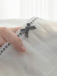 5件套可爱蝴蝶结和熊印花纯棉低腰内裤，适合青少年/年轻女性