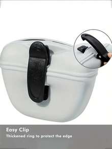 1pc Silicone Training Snack Bag With Auto-Close, Portable Pet Dog Treat Pouch For Outdoor Activities, Suitable For Dog Owners, Sturdy Zipper Closure, Convenient Open Design, Random Color - Multicolor - View 6