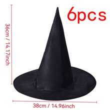 12pcs Witch Hats Halloween Decor Accessories Thickened Bulk Halloween Decorations Outdoor Indoor Decor For Home Porch Yard Ceiling Spooky Halloween Party Ornaments Good Halloween Stuff Essential Halloween Props Good Halloween Gifts Halloween Room Decor Halloween Decor Home Halloween Party Gift