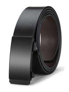 Męski modny pasek z automatyczną klamrą w kolorze czarnym, swobodny, pełny pasek, odpowiedni do codziennego noszenia, jako prezent dla mężczyzn, młodych i średnich mężczyzn, do pracy i wypoczynku, prezent świąteczny na Walentynki, odpowiedni dla nastolatków, letni, swobodny, na zewnątrz, sportowy lub wakacyjny, podróżny lub na ukończenie szkoły, prezent urodzinowy, dodatki do sukienki lub do codziennego noszenia