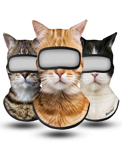 3D Katzen Ski Sturmhaube Sheisty Gesichtsmaske mit Ohren