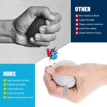 3 piezas Pelotas de ejercicio para muñeca y mano de adulto, Pelotas de gel de tri-densidad para relajar, Pelota de amasado para la ansiedad y el estrés, Pelota anti-estrés de gel con tres densidades (diferentes fuerzas), Escuela, Vuelta al colegio, Viaje, Artículos esenciales de viaje, Artículos esenciales del hogar, Spa, Herramienta de masaje, Masaje, Masajeador, Spa