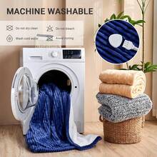 Electric Blanket Heated Throw, Soft Flannel Heating Blanket With 8 Hours Auto Off 10 Fast Heating Levels Machine Washable Sherpa Heated Blanket With Overheating Protection