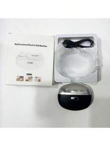 Cortaúñas eléctrico recargable por USB - Automático, portátil, multifuncional, con diseño anti-pellizco para manos, pies y uñas