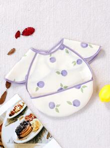 1 件防脏婴儿围兜 - 防水婴儿围裙 - 适合婴儿进食的旅行围兜 - 婴儿食物围兜 - 彩色 - 查看 4