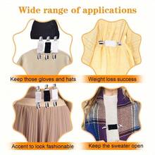 1/2/3/4/6/8pcs Vintage Rhinestone Shawl Clips, European And American Style Sweater Clips, Scarf Clips, Anti-Slip Brooch Collar Clips, Alloy Accessories