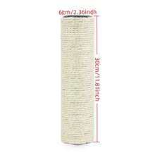 [Cat Climbing And Grooming Post] Cat Climbing Post For Cats, Sisal Rope Scratching Post For Feline Climbing And Grooming