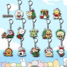 K-Pop Idol Mingyu & Minghao Christmas Acrylic Keychain, Bag Charm, Backpack Pendant, Fan Christmas Gift - Multicolor - View 2