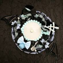 1 cái giá đỡ huy hiệu hình cánh dơi đen kiểu quỷ mới, 9 màu nơ chuông tai mèo phụ kiện đa năng tinh tế tự làm, sản phẩm hoàn thiện 2D hoạt hình anime game cosplay nhân vật trang trí, hàng hóa dành cho người hâm mộ ACG nổi tiếng, giá đỡ huy hiệu Otaku Circle, trang trí trang phục cosplay hội nghị anime - Nhiều màu - Xem 4