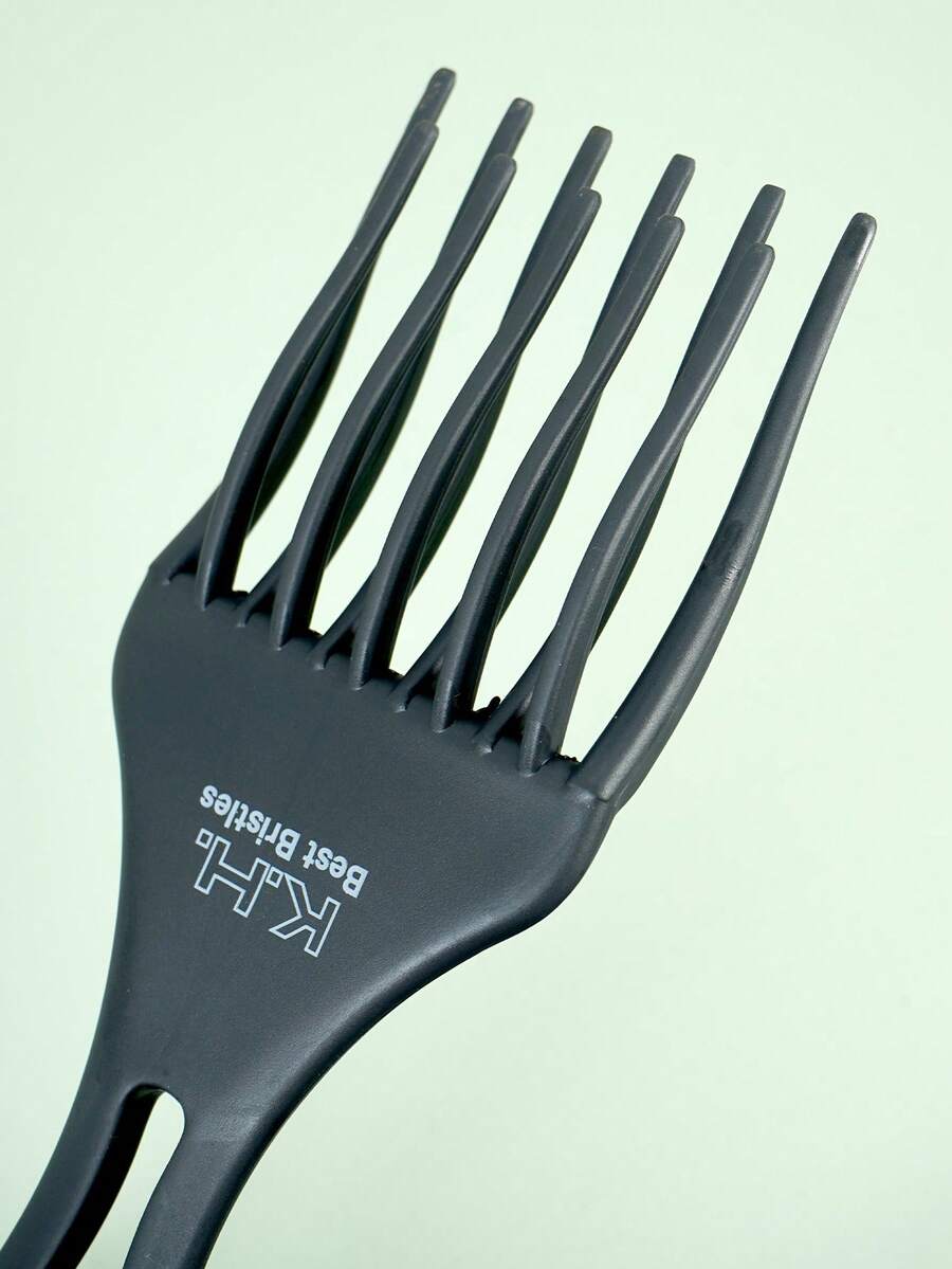 1 Stück Afro Haarkamm für Frauen & Männer, Afro Kamm zum Anheben der Haare, Kamm mit breiten Zähnen für Locken Haarstyling, Entwirrungs- und Hebekamm, Afro Haarstyling Kämme, Entwirrungs-Perücken-/Zopf-Haarstyling Kamm für Männer, Doppelfaust Haar Hebkämme, glatter stabiler Kamm mit breiten Zähnen zum Entwirren & Stylen - Verschiedenfarbig - Übersicht 1