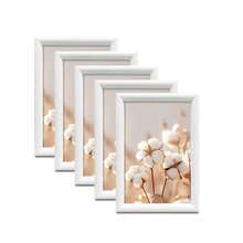 1 pièce ou 5 pièces Cadre photo minimaliste de haute qualité, facile à installer, convient pour la décoration de la maison, Halloween, Noël. Peut afficher des paysages, des photos, des portraits