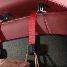 2Pcs Car Seat Back Storage Hooks Weaving Hook Multi-Functional Hidden Hanging Hooks For Vehicle Organization