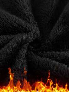 Herrbyxor med raka ben och foder för utomhusbruk, vinter