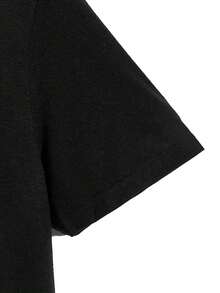 Camiseta Casual para Hombre Gigar Smokers Negra con un Gráfico de un Buen Trasero para Uso Diario - Negro - Ver 4