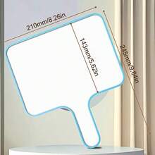 4pcs/Set Hand-Raising Sign Answer Board Whiteboard With Handle Student Erasable Set Small Pocket Handheld Paddle Melamine Whiteboards