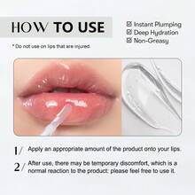 KOEC 透明自然丰唇精华，保湿唇彩油，滋养透明，不粘腻 - 黑 - 查看 5