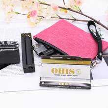 2 peças Papel Higiênico Duplo Camada de 110mm, 2 peças Tubos Expansíveis, 5 peças Bolsas Pequenas Pretas, 1 peça Suporte de Papel de 110mm, 4 Opções de Cor, Perfeito para Armazenamento, Adequado para Aniversário, Feriado, Viagem, Uso Doméstico