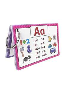 26pcs Letter Flashcards - Alphabet Phonics CVC Word Learning Cards + 2 Reusable Writing Pens, Drawing ABC Practice Cards, Educational Toys - Multicolor - View 11