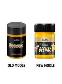 80g木材抛光蜂蜡家具翻新亮光剂清洁剂抛光护理蜡（新旧版随机发货）