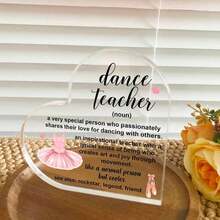 Centros de mesa, regalos únicos para maestros - Decoración de escritorio para maestros de danza, decoración de oficina para mujeres, decoración de habitación linda, decoración del hogar estética, regalos únicos para el cumpleaños de mujeres, regalos para maestros