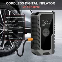Car Emergency Starter - 6500A Car Emergency Starter Battery Pack, Suitable For Gasoline Engines Up To 10.0L  Engines Up To 8.0L, 12V Portable Car Battery Emergency Starter Box With 3.0-Inch LCD Display. - 黑色的 - 查看 6