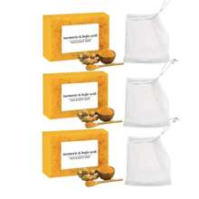 Turmeric Soap, A Hand Soap For Men And Women, With Foam Rich, Clean And Moisturizing Double Effects