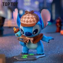 Miniso TOPTOY 史迪奇城冒险系列盲盒收藏玩具，附赠角色收藏卡，适合女孩的可爱礼物，可动人偶装饰 - 彩色 - 查看 4