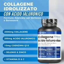 Vitastrong Collagen And Hyaluronic Acid 180 Tablets, Hydrolyzed Collagen 2000mg COLLinstant Quality, Collagen Supplement For Skin, Bones, Joints - Others - View 2