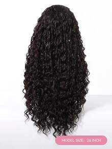 26 Inch Long Jerry Curly Brown And Gold Two-Color Headband Wig; Wigs For Women, Carnival; Kpop, K Pop; Y2k; Cosplay; Synthetic Woven Chemical Fiber Wig, Peluca; Fake Hair; Ideal For Holiday Travel Cosplay, Halloween, Christmas And Daily Wear; Dopamine Style; Quick Arrival - Black - View 5