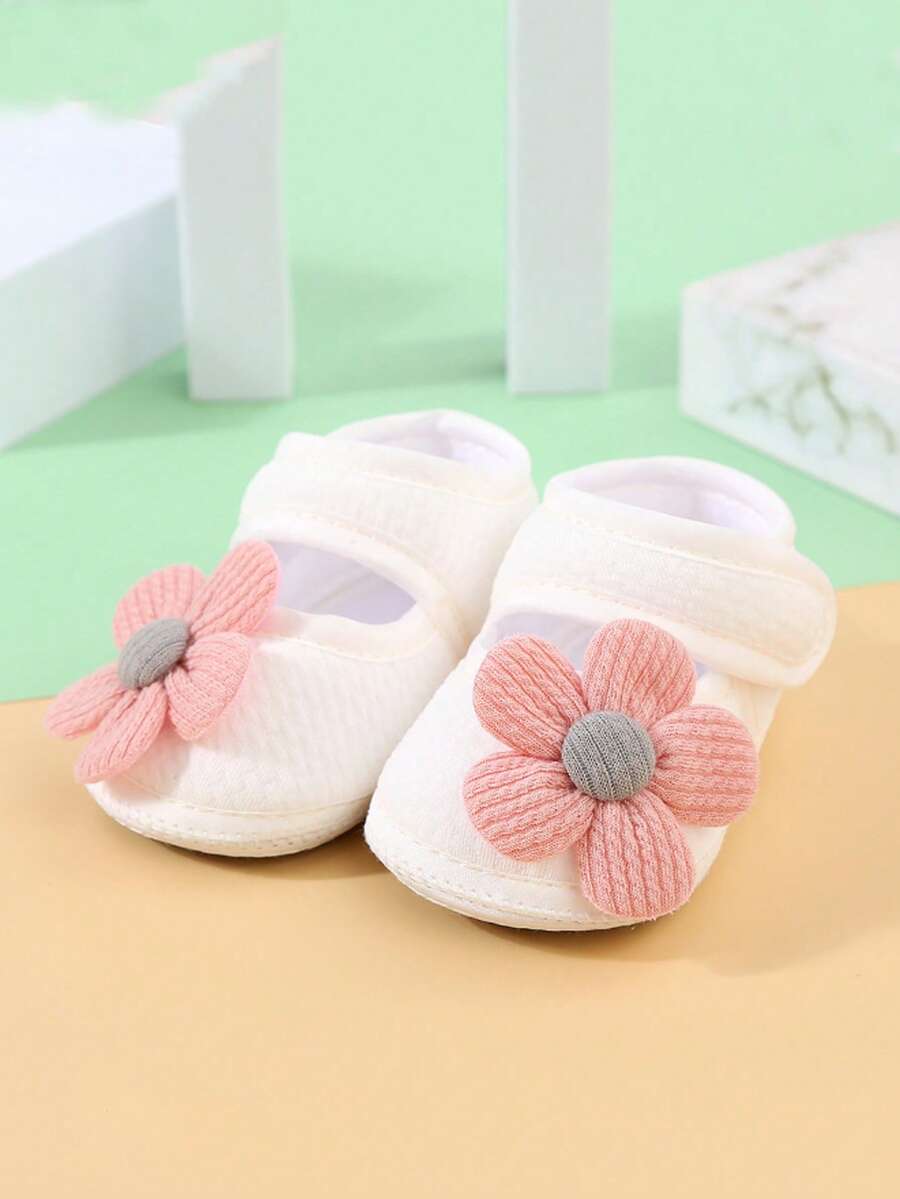 1 Peça Sapatos de Primeira Caminhada para Bebês Meninos e Meninas, Meias Planas de Sola Macia Antiderrapante para Primeiros Passos de Bebê, Sapatos de Princesa para Vestido Recém-Nascido, Sapatos de Berço