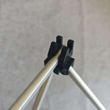 1 pieza Mesa plegable de aleación de aluminio portátil para acampada al aire libre, superficie mate ligera