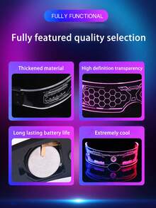 新款LED防护眼镜，7种颜色可选，未来感设计，11种灯光模式，适用于蜂窝灯光秀、夜店、DJ派对、嘉年华和角色扮演装饰。 - 科技眼鏡 - 查看 8