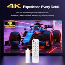 Caja de TV inteligente H96 MAX RK3518 Android 14 con núcleo cuádruple, 2GB 16GB, reproductor multimedia inteligente 4K con control de voz