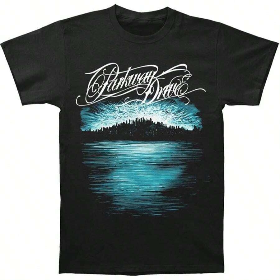Hot Parkway Drive Black Color Short Sleeve Size S-4XL T-Shirt BT047 - 黑色 - 查看 1
