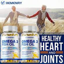 XEMENRY Omega-3 Fish Oil - Enhance Memory, Concentration And Cognition, Promote Brain And Eye Health, Enhance Immune Function - One bottle - Trial stage - View 5