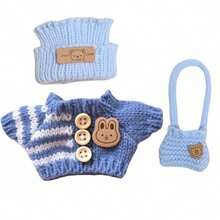 1/2 Sets Fashionable Clothing Sets Suitable For Labubu (Without The Doll), Hand-Woven , Cute Clothes, Bags, Hats, DIY Fashionable And Interesting Accessories, Suitable For Daughter's Birthday, Anniversary, And Holiday Gifts, Christmas Gift