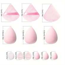 12pcs Makeup Sponge Set - Pink And White Mixed Shapes Soft Beauty Egg For Flawless Application, Essential Makeup Tool For Women,