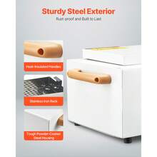 High Temperature Autoclave Machine, 2L, 300W High Temperature Cleaner Machine Box With Adjustable Temperature And Time, Dry Heat Cabinet Nail Tool Cleaner For Labs, Home, Nail And Beauty Salons - 美規A型插(110-127V) - 查看 6