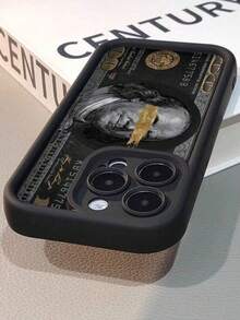 غطاء هاتف مطبوع بنقش دولار سميك مقاوم للسقوط، متوافق مع أجهزة 16/11/16pro/16plus/16promax/16e/15Promax/13/14/12/XS/XR/7G/8P