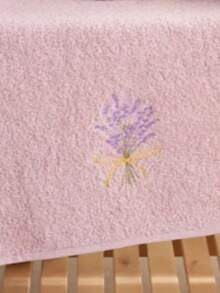 3-Piece 100% Cotton Kitchen & Hand/Face Towel Set – 30x50 Cm | Soft, Absorbent, Durable & Stylish MADE IN TURKEY - Purple - View 2