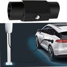Adaptador para vehículo eléctrico de 32 A, cargador compatible con Tesla BYD, JAC, SKYWELL, FOTON a GBT EVSE - Negro - Ver 10