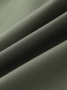 Annil 童装男童中大童青少年抓绒全腰梭织棉裤防风保暖复合抓绒软壳裤冬季紧身裤 - 綠色 - 查看 8