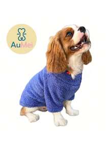 Dog Clothes Male Female Small Winter Spring For Pets Cat - Màu xanh lam - Xem 2