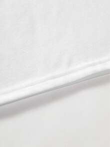 Camiseta estilizada blanca con estampado de patrón oceánico y gráfico de letras para hombre de YUNCHIC, adecuada para uso en verano, de nicho de alta gama, versátil para múltiples ocasiones - Blanco - Ver 5