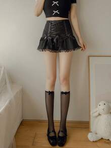 Sweet Bow Knee High Socks, Japanese Style Girl's Mid-Calf Socks, Thin Sheer Material, Sweet & Cute Style, Suitable For Lolita / Daily Wear - Multicolor - View 8