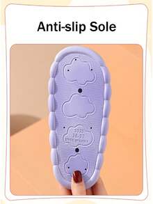 Sanrio Summer Cartoon Slippers（Blue-Cinnamoroll）, Girls & Boys Lightweight Anti-Slip Indoor/Outdoor Slide Sandals, with Comfortable Cloud Design, Parent-Child Matching Options, Multiple Character Choices - 查看 6