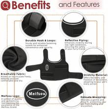 Dog Anxiety Vest, Skin-Friendly Thunder Jacket For Dogs, Dog Calming Shirt For Thunder, Fireworks, Vet Visits And Separation - Keep Pet Calm Without Medicine, Fit For Small Medium Large DogsChristmas - Màu Hồng Tươi - Xem 5