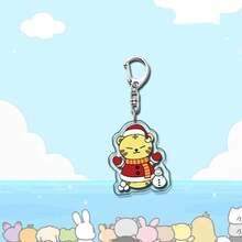 K-Pop Idol Mingyu & Minghao Christmas Acrylic Keychain, Bag Charm, Backpack Pendant, Fan Christmas Gift - Multicolor - View 4