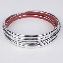 1条3米/5米自粘装饰条，柔性装饰条，适用于防溅瓷砖边缘、墙角、自粘墙面装饰条、D形踢脚线装饰条，柔性材料，适用于墙壁、边缘、框架、门、窗、防溅板等。 - 彩色 - 查看 19